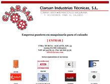 Tablet Screenshot of clarsan.com